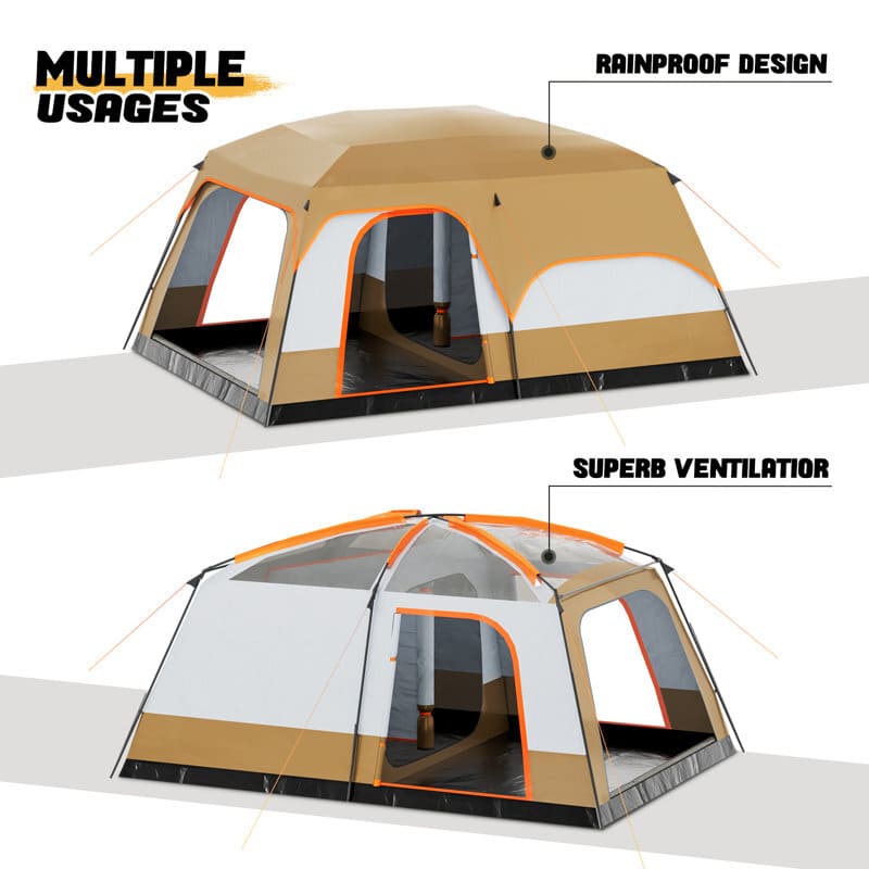 One Bedroom And One Living Room Family Tent