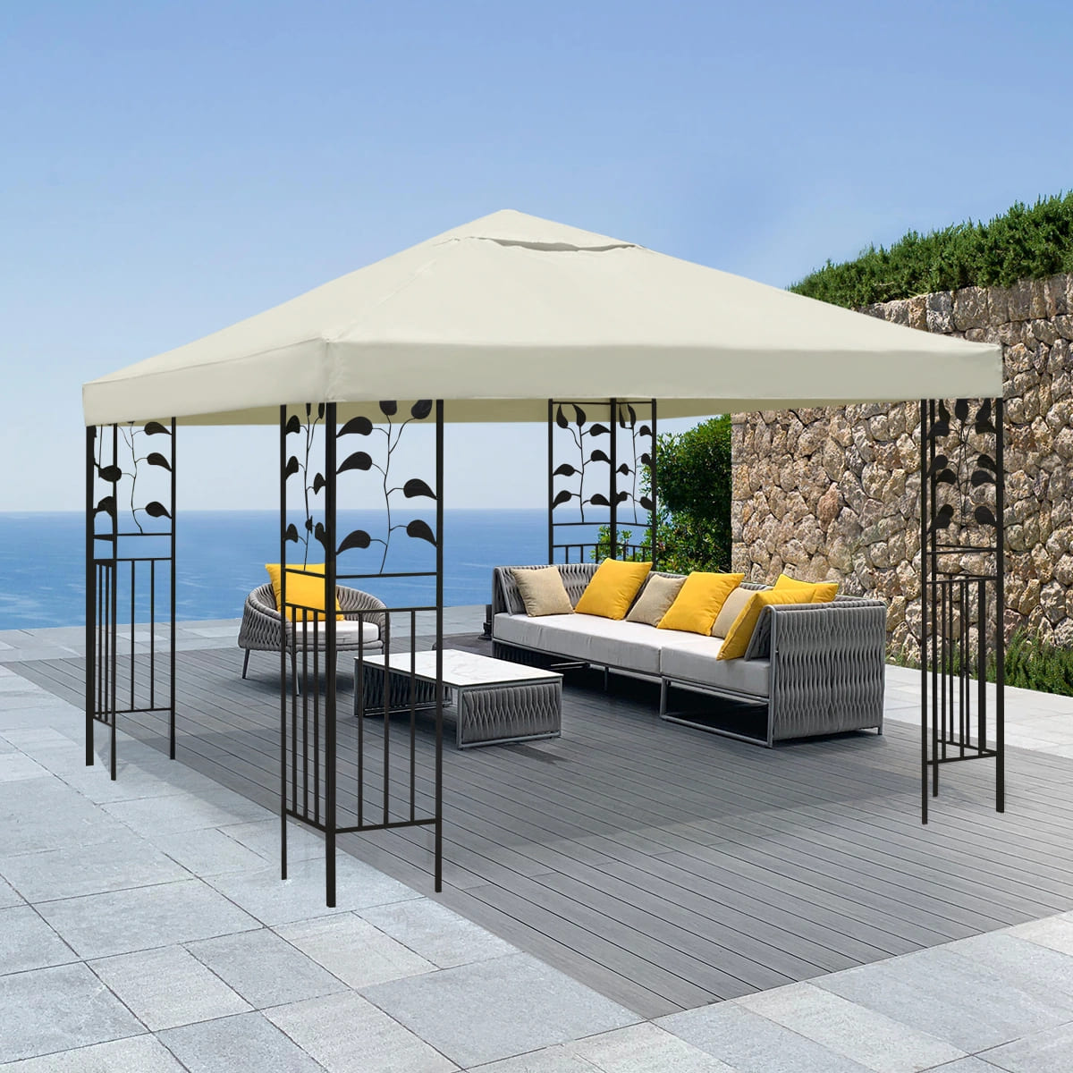 Iron awning (single layer)