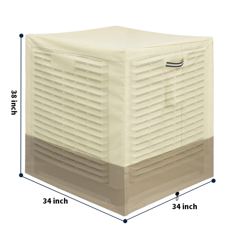 Air Conditioning Cover Beige + Coffee